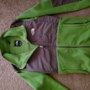 The North Face green jacket